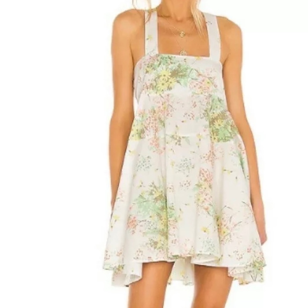 Free People Let the Sun Shine In Print Dress SZ M NWT